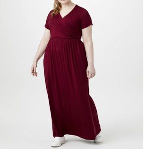 [Meri Skye] Carnation Short Sleeve Maxi Dress